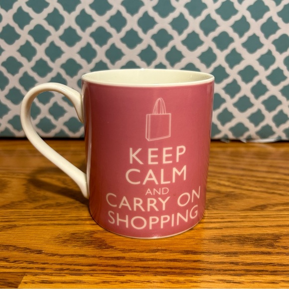 Kent Pottery Pink Shopping Mug - Picture 2 of 3